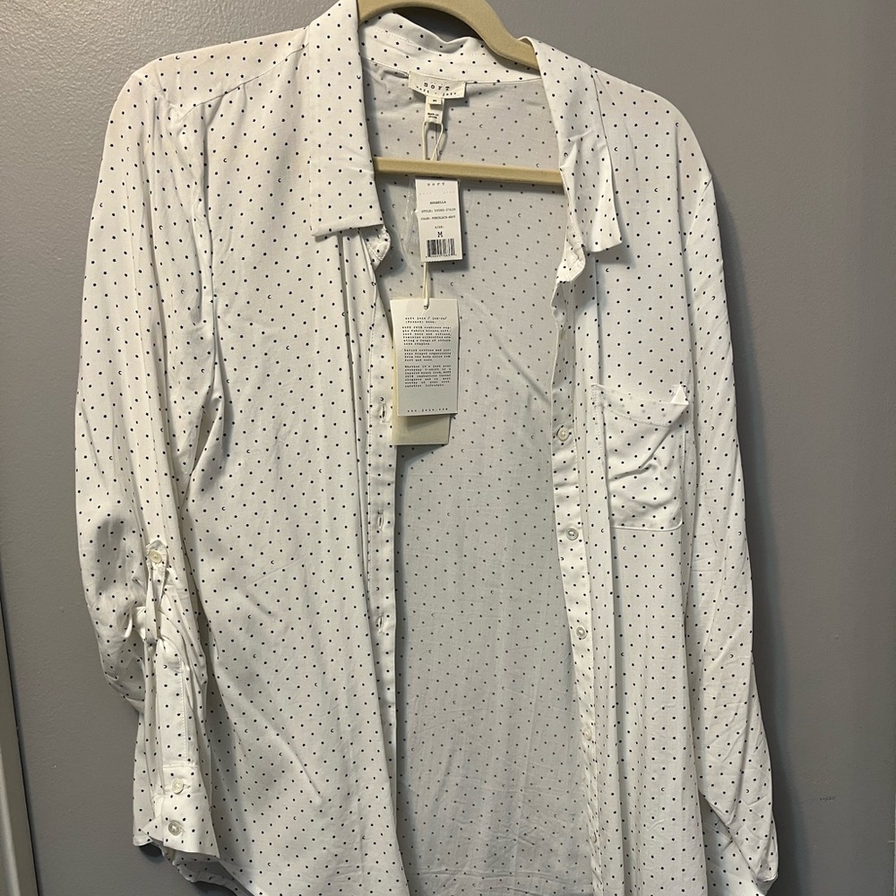 New soft joie button down shirt medium